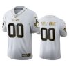 saints custom white golden edition 100th season jersey