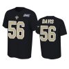 saints demario davis black player pride 100th season tee