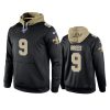 saints drew brees black game 100th season hoodie