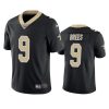 saints drew brees black limited 100th season jersey