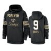 saints drew brees black team logo forever faithful hoodie