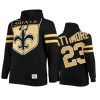 saints marshon lattimore black big face hoodie