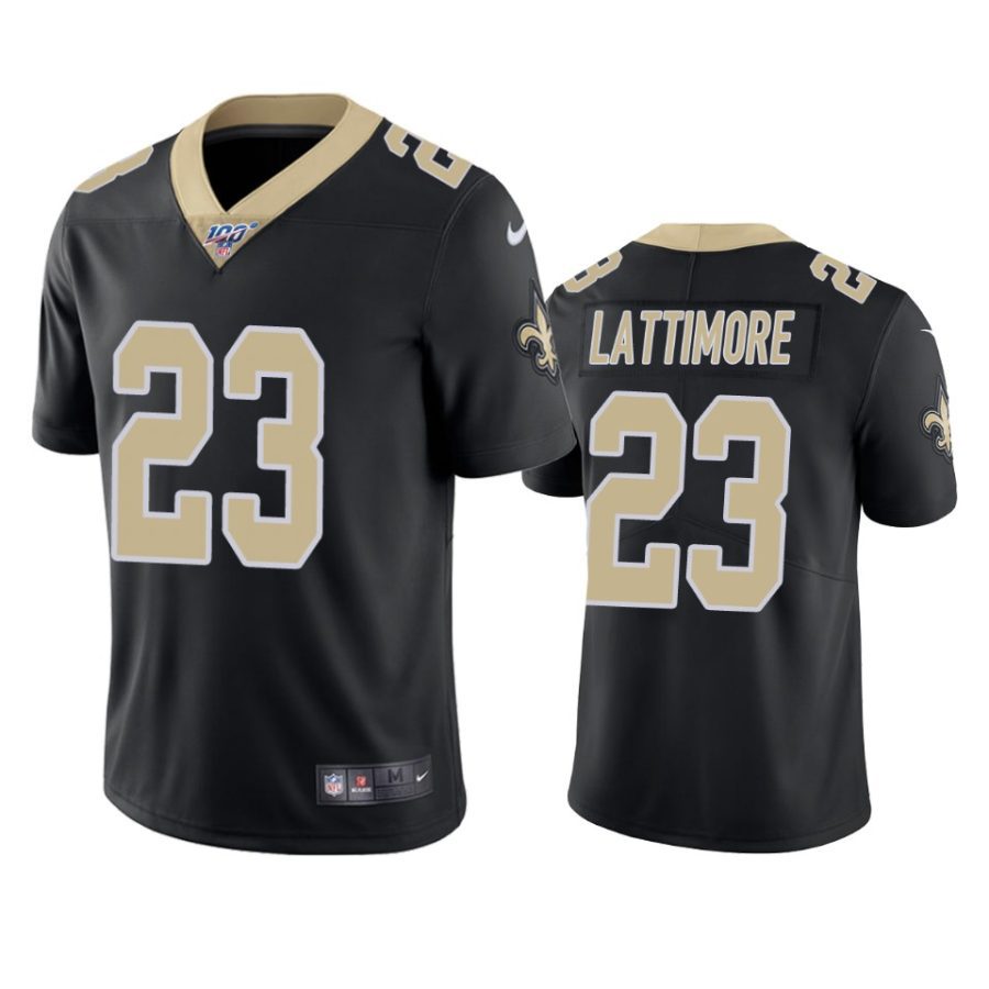 saints marshon lattimore black limited 100th season jersey