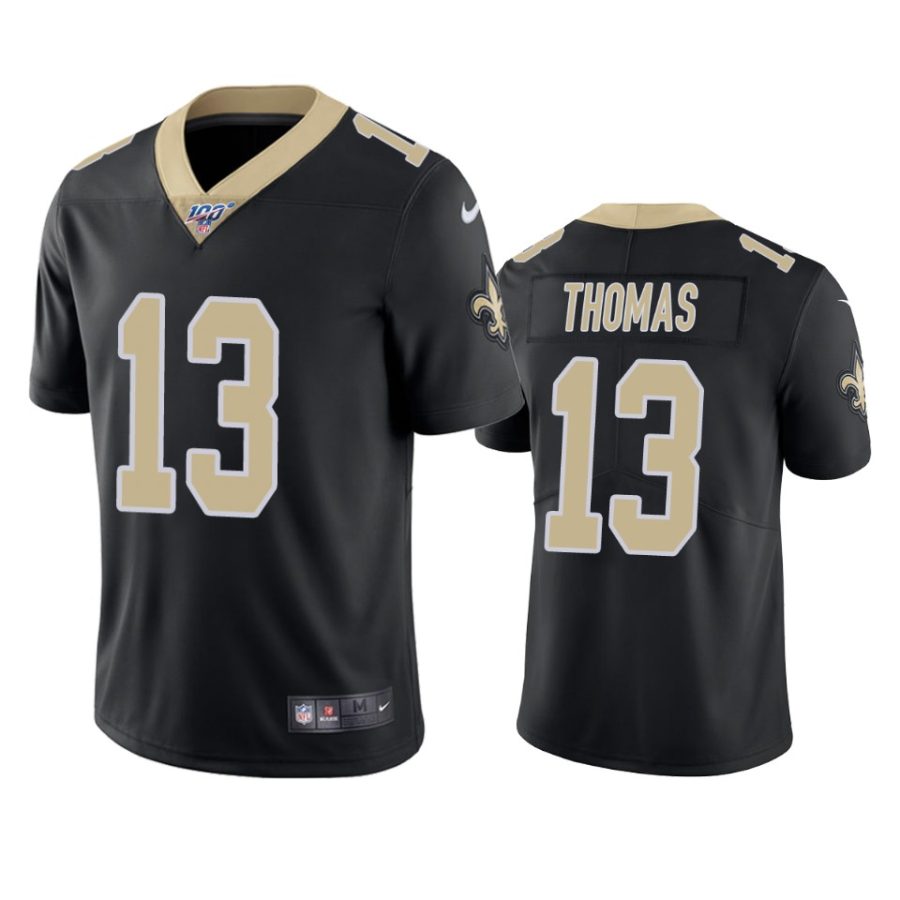 saints michael thomas black limited 100th season jersey