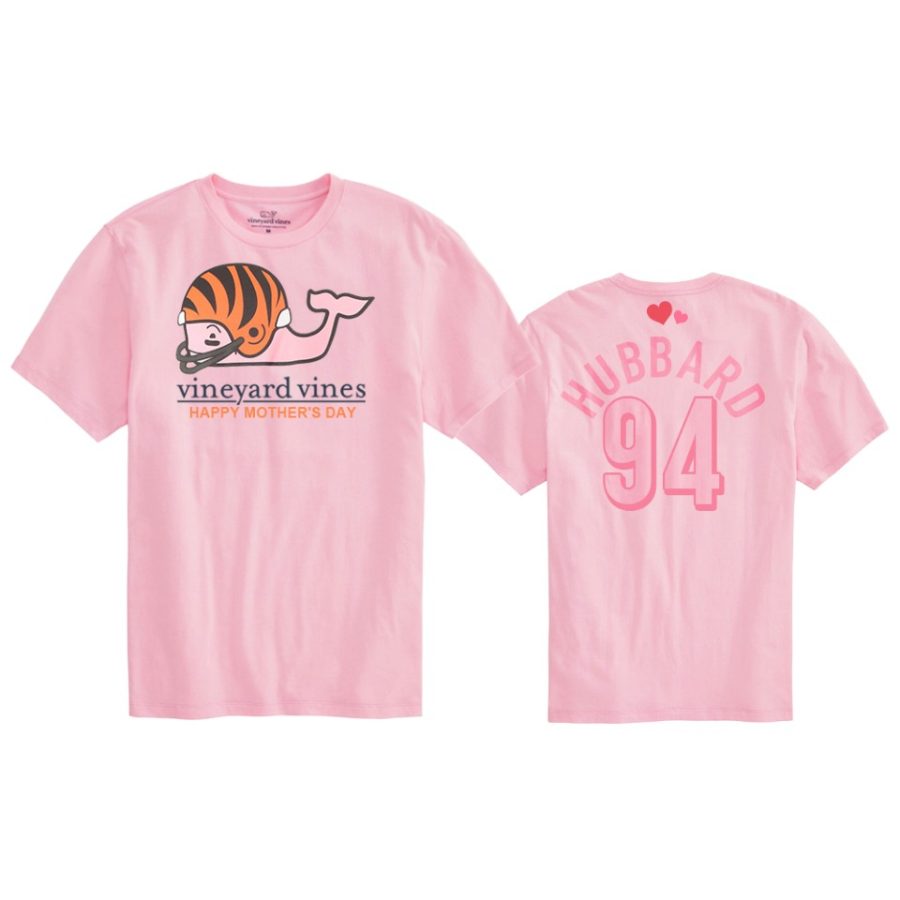 sam hubbard bengals pink mothers day t shirt