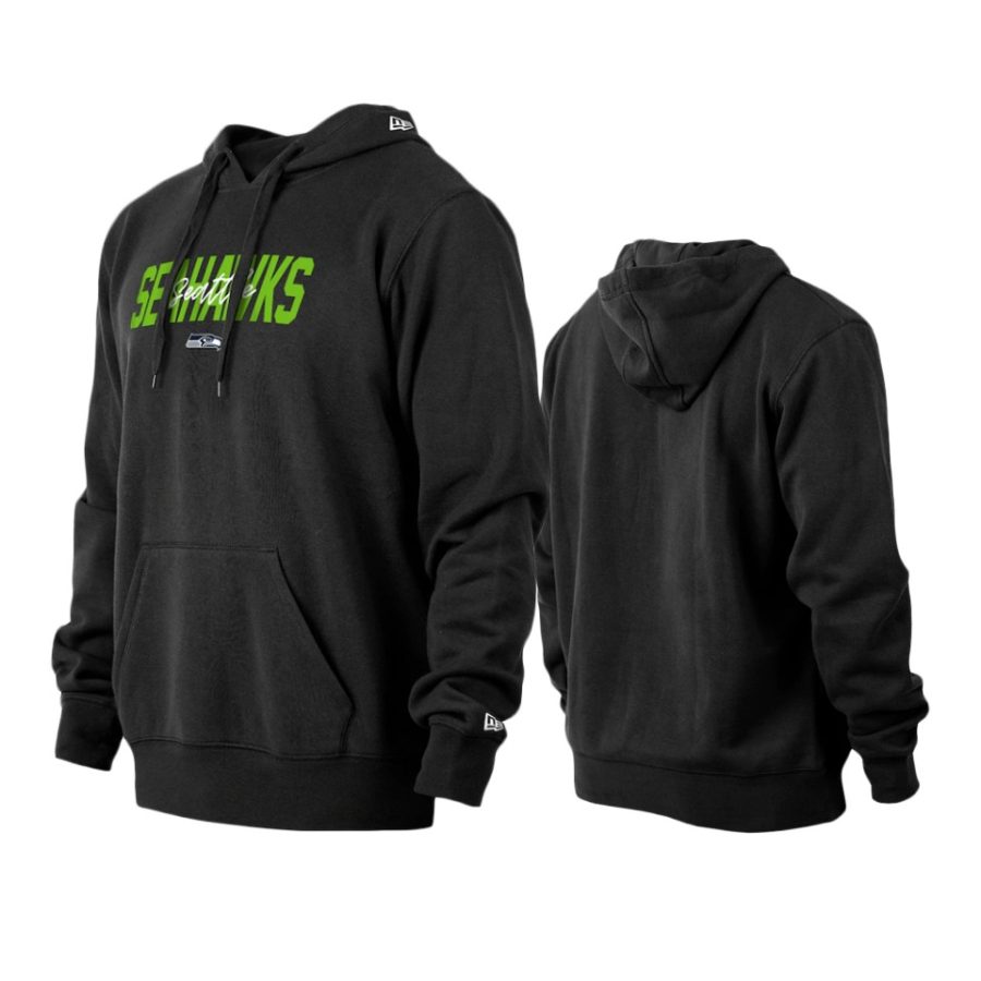 seahawks black 2022 nfl draft pullover hoodie