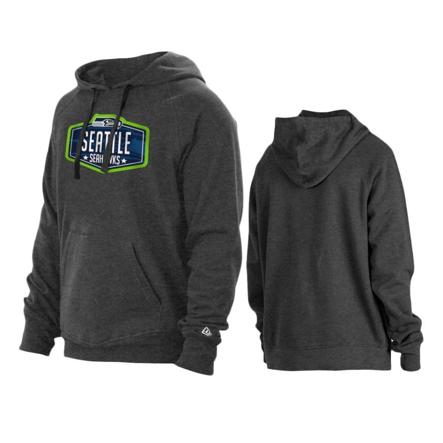 seahawks charcoal 2021 nfl draft hook hoodie