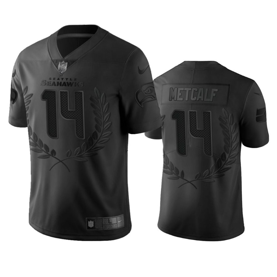 seahawks d.k. metcalf black vapor limited jersey