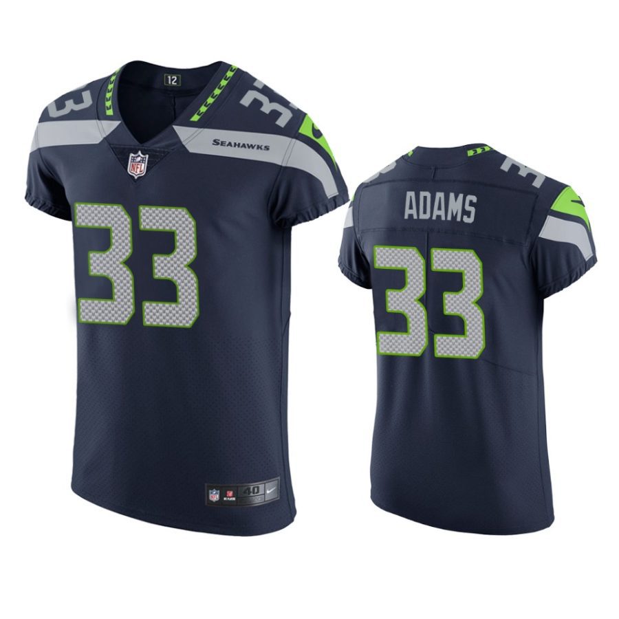 seahawks jamal adams navy vapor elite jersey