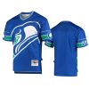 seahawks royal big face t shirt