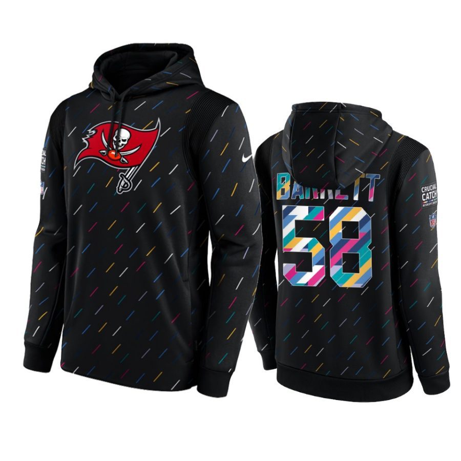 shaquil barrett buccaneers charcoal 2021 nfl crucial catch hoodie