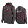 shaquil barrett buccaneers pewter sideline logo hoodie