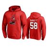 shaquil barrett buccaneers red 2020 new logo pullover hoodie