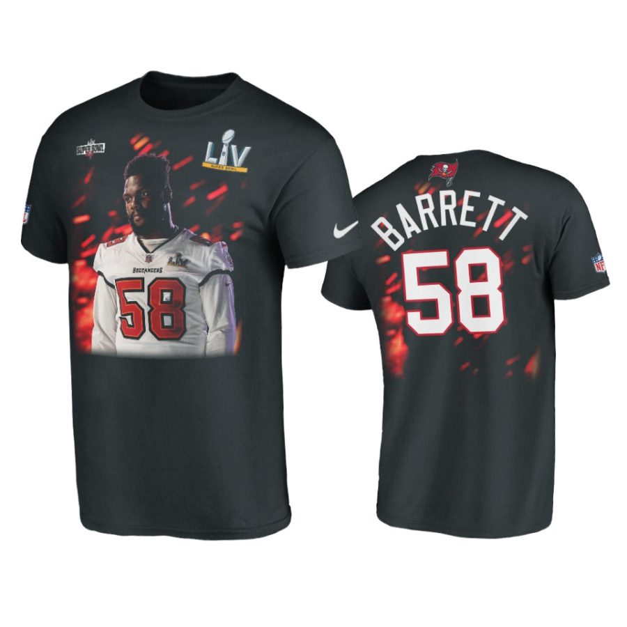 shaquil barrett tampa bay buccaneers black super bowl lv player graphic t shirt