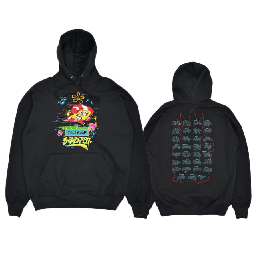 spongebob king saladeen black hoodie