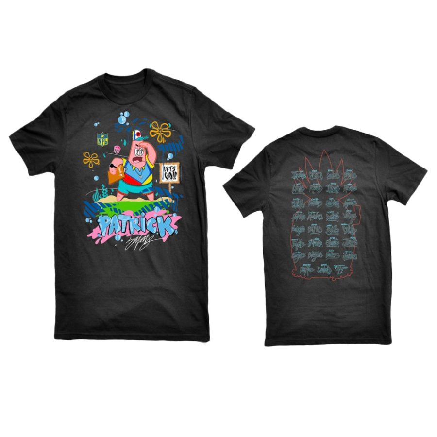 spongebob king saladeen black patrick coach t shirt