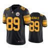 steelers 89 vance mcdonald black color rush limited jersey