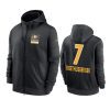 steelers ben roethlisberger black sideline impact lockup hoodie