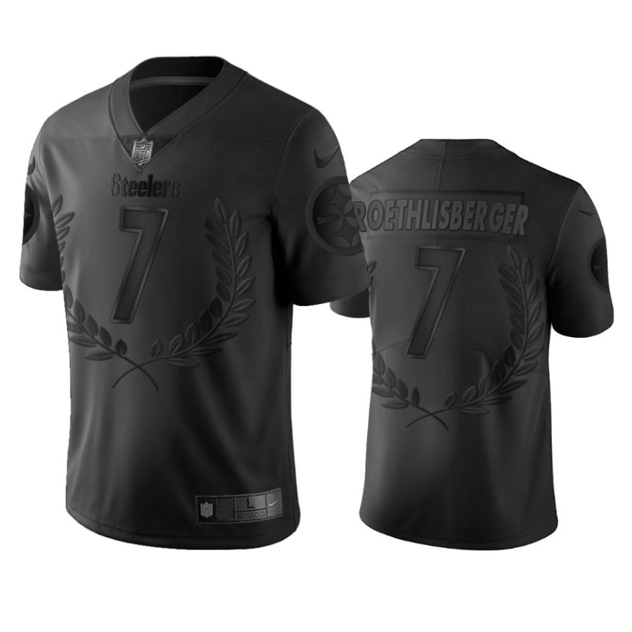 steelers ben roethlisberger black vapor limited jersey