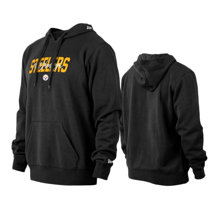 steelers black 2022 nfl draft pullover hoodie