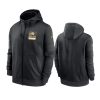 steelers black sideline impact lockup full zip hoodie