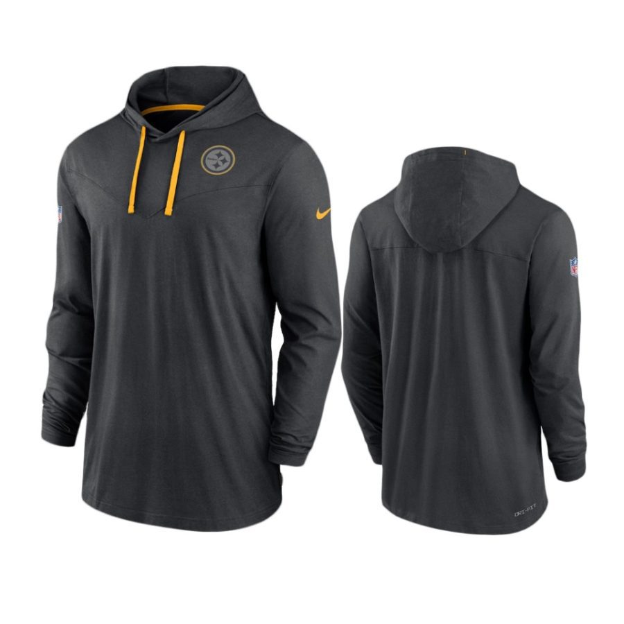 steelers black sideline pop hoodie