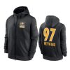 steelers cameron heyward black sideline impact lockup hoodie