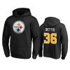 steelers jerome bettis black personalized hoodie