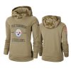 steelers khaki 2019 salute to service pullover hoodie