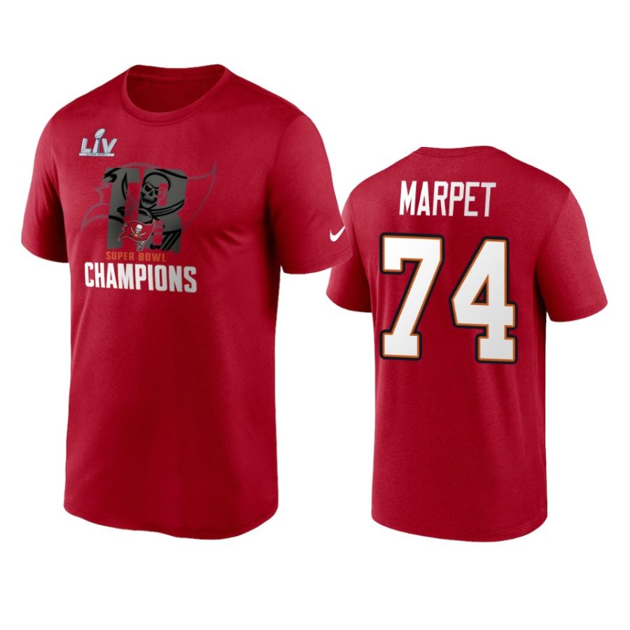 tampa bay buccaneers ali marpet red super bowl lv champions local t shirt