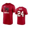 tampa bay buccaneers carlton davis red super bowl lv champions local t shirt