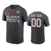 tampa bay buccaneers custom anthracite super bowl lv champions trophy t shirt