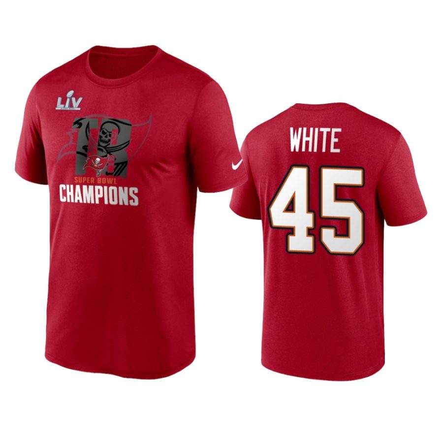 tampa bay buccaneers devin white red super bowl lv champions local t shirt