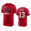 tampa bay buccaneers mike evans red super bowl lv champions local t shirt