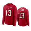 tampa bay buccaneers mike evans red super bowl lv champions long sleeve t shirt