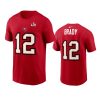 tampa bay buccaneers tom brady red super bowl lv name number t shirt