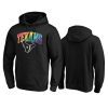 texans black pride logo pullover hoodie