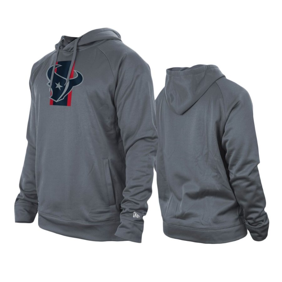 texans gray training camp raglan hoodie