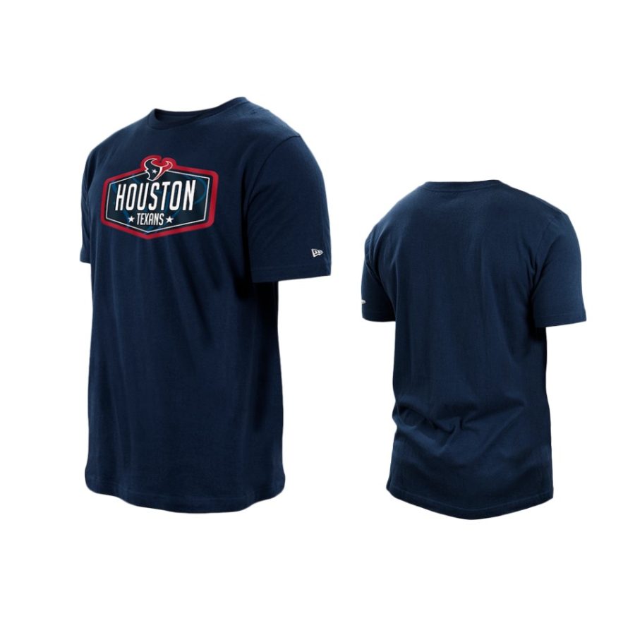 texans navy 2021 nfl draft hook t shirt