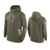 texans olive 2022 salute to service therma hoodie