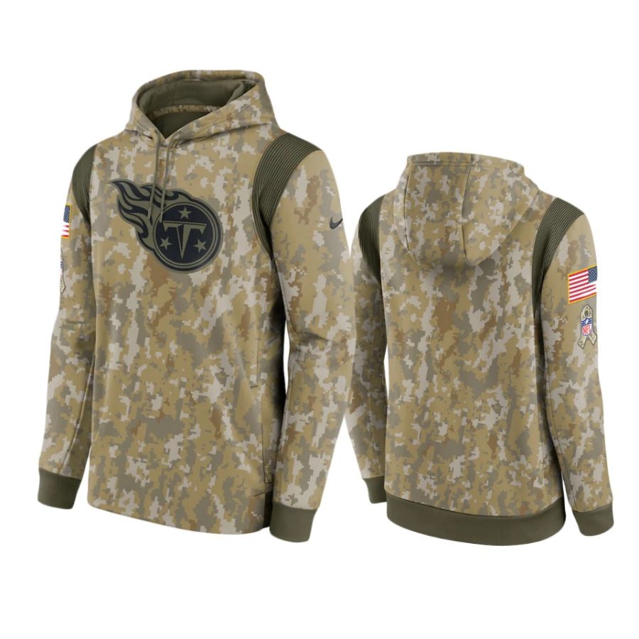 titans camo 2021 salute to service therma performance hoodie