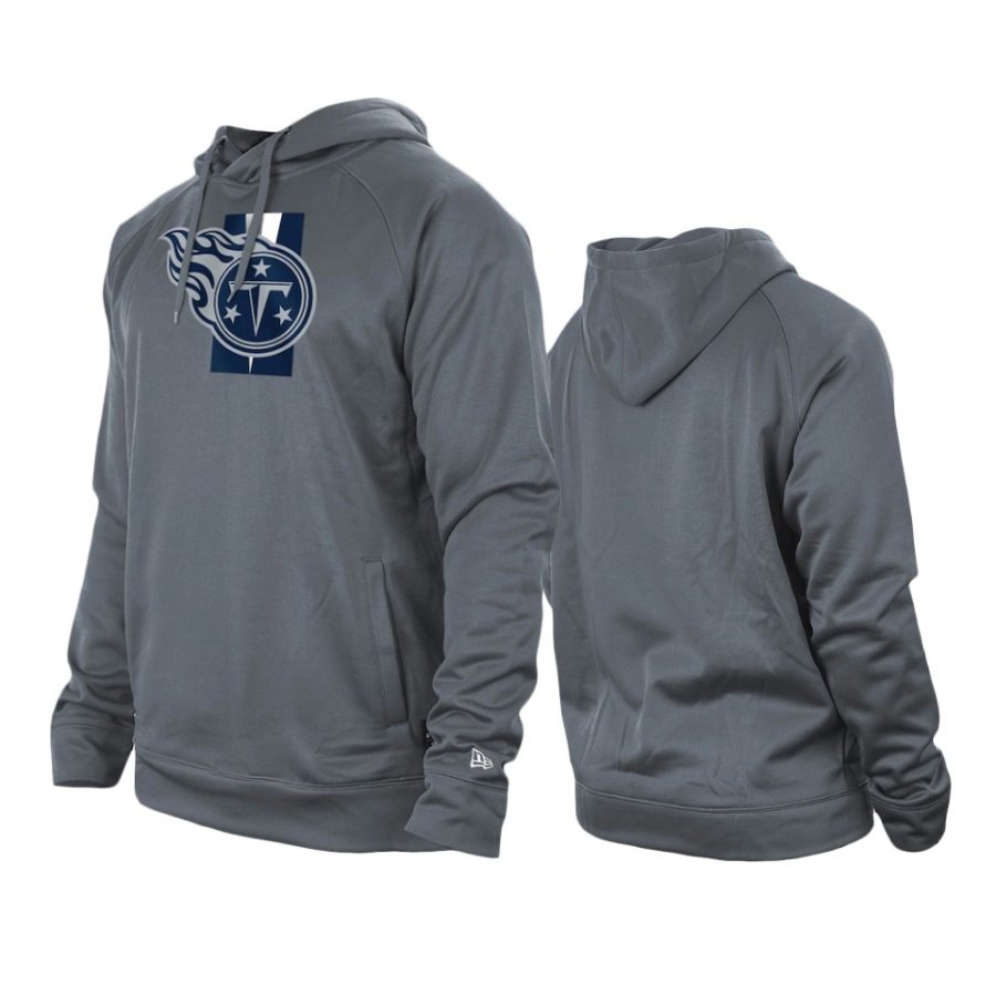 titans gray training camp raglan hoodie