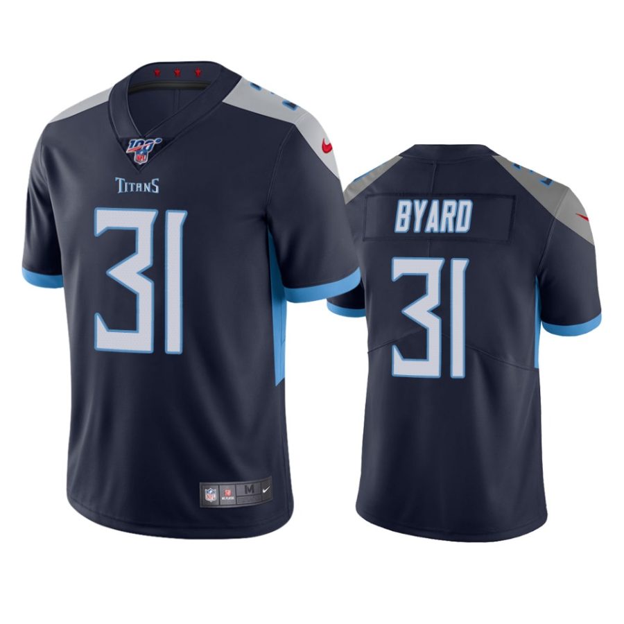 titans kevin byard navy limited 100th season jersey