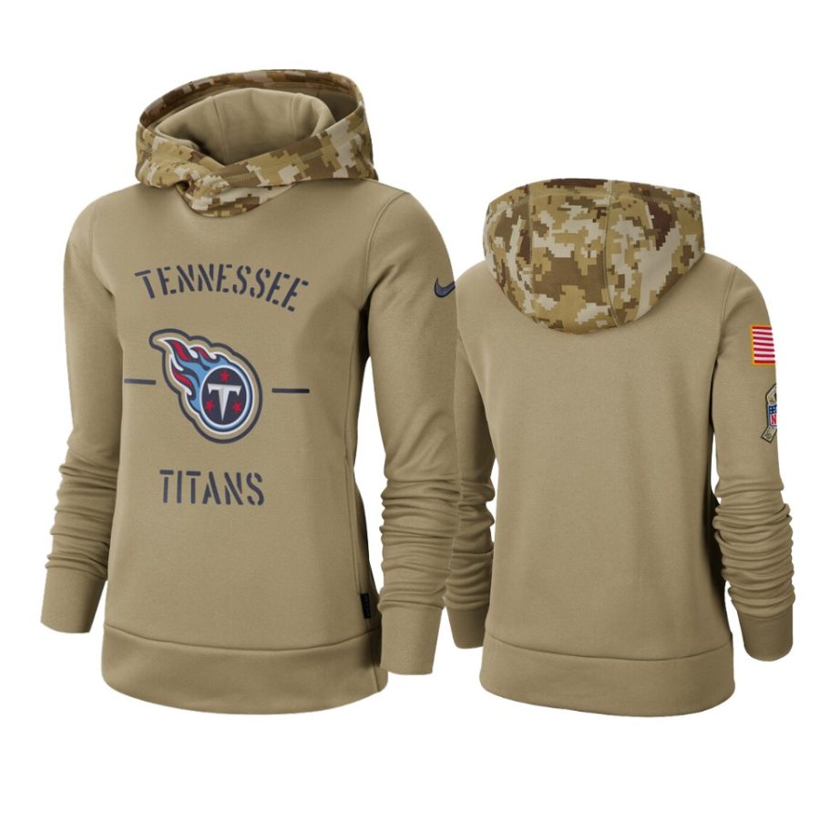 titans khaki 2019 salute to service pullover hoodie