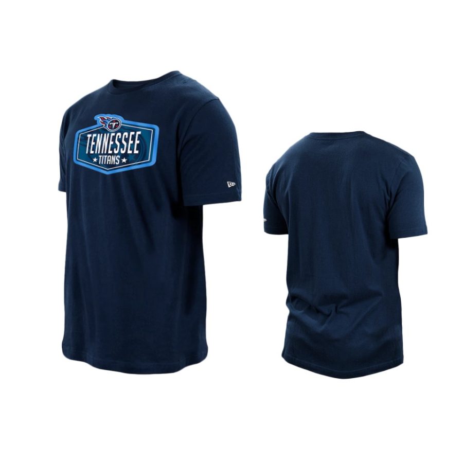 titans navy 2021 nfl draft hook t shirt