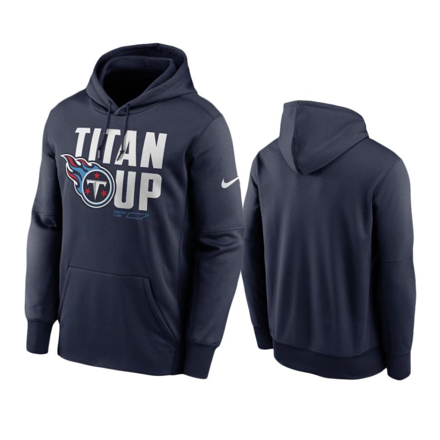 titans navy local pullover hoodie