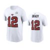 tom brady tampa bay buccaneers white super bowl lv champions name number t shirt