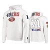 trent williams 49ers white americana hoodie