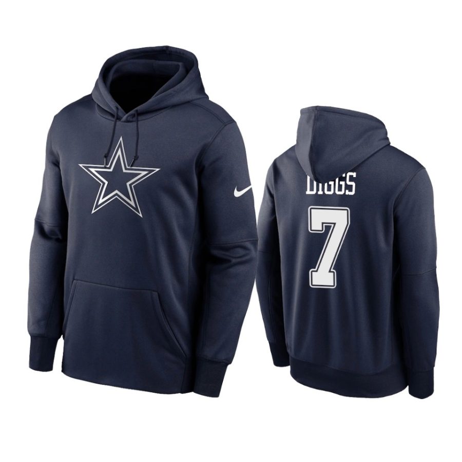 trevon diggs cowboys navy primary logo hoodie