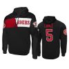 trey lance 49ers black 75th anniversary hoodie